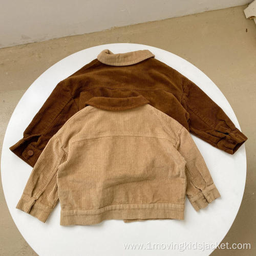 Children's Corduroy Coat Top Jacket